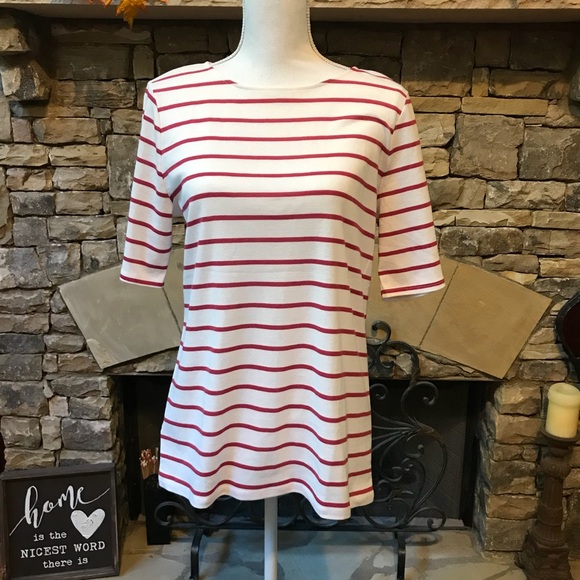 LOFT Tops - NWT Ann Taylor LOFT Striped Top Size Medium